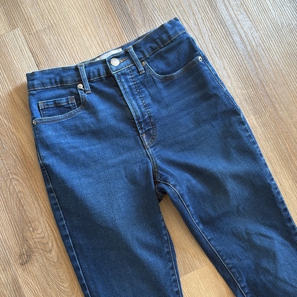 Everlane Skinny Ankle Jeans Size 26 Stretch Denim Medium Wash - Picture 5 of 9